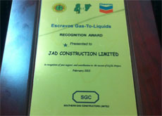 Award for the Support of EGTL Project
